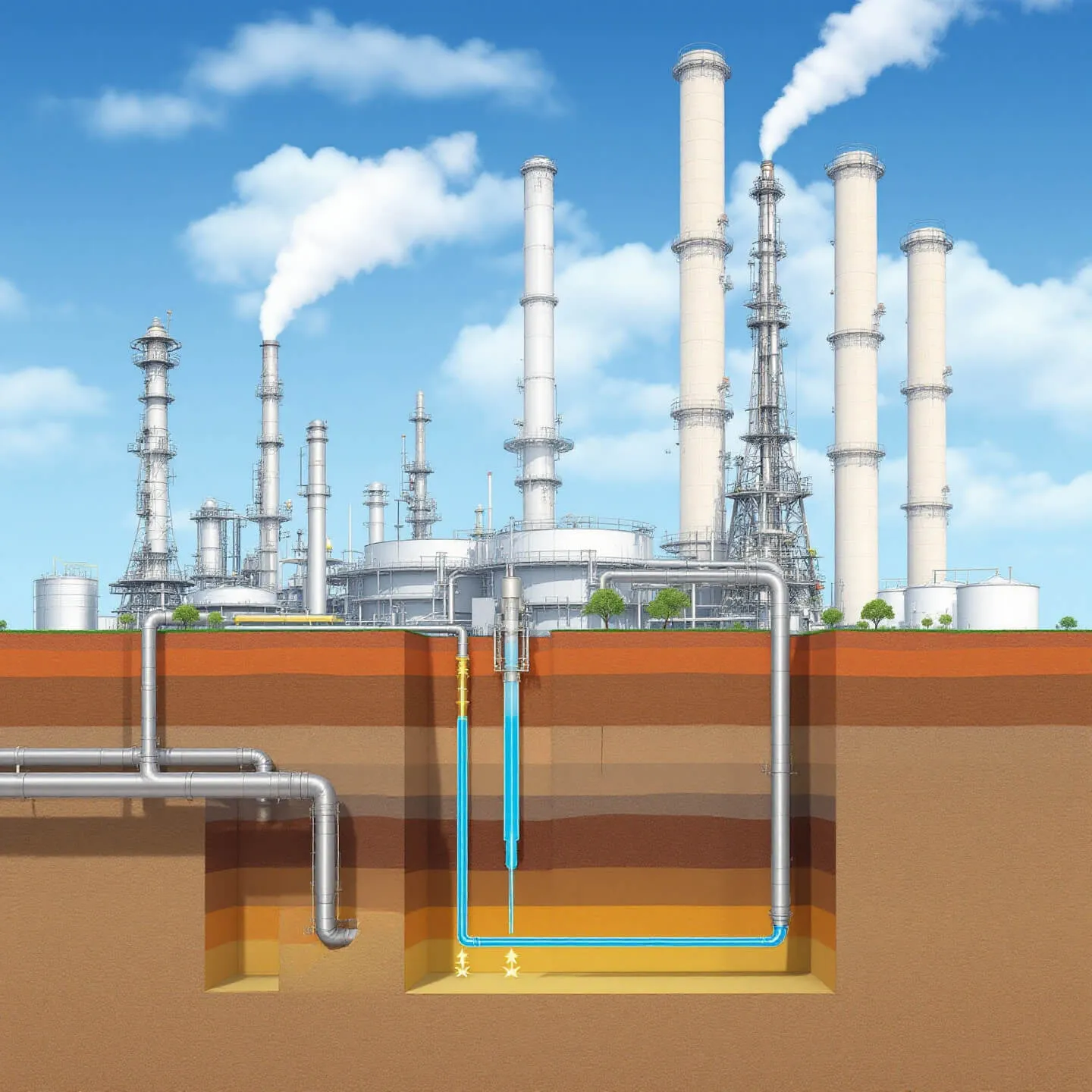 Cattura e Stoccaggio del Carbonio: Ridurre l'Impronta di Carbonio di Petrolio e Gas
