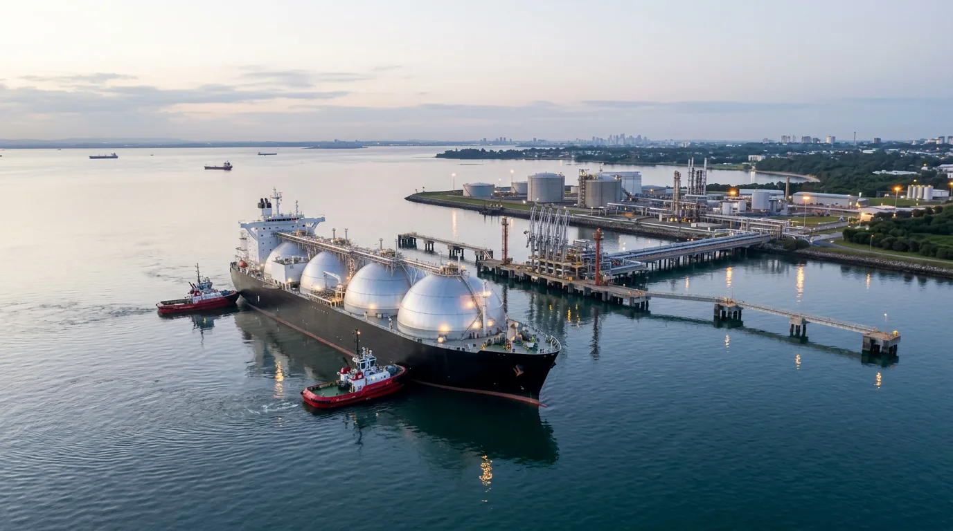 China's LNG imports slip 1.4 percent in September