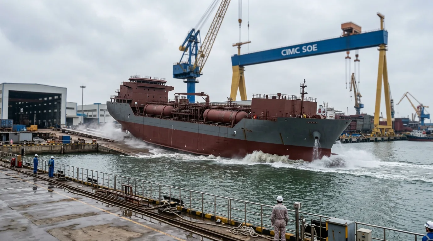 CIMC SOE launches Avenir LNG bunkering vessel
