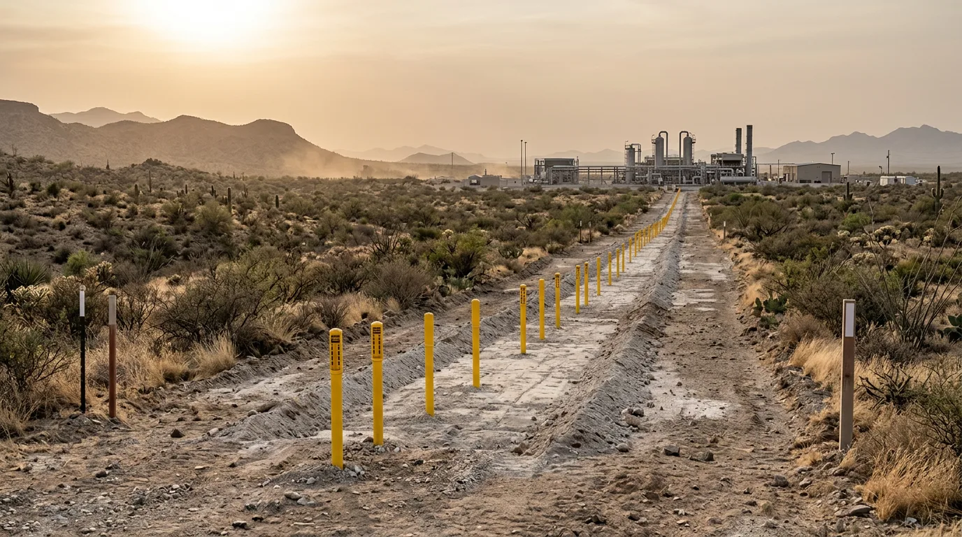 شركة Kinder Morgan تستأنف إمدادات الغاز بين الولايات المتحدة والمكسيك بعد الإصلاح