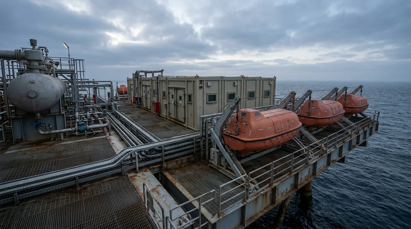 Offshore Emergency Shutdown Philosophy and Evacuation Analysis for Hurricane-Exposed Installations