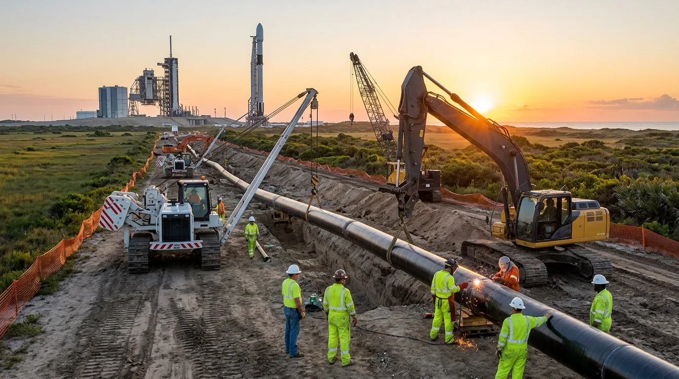 SpaceX Seeks Approval for 32-Mile Florida Gas Pipeline