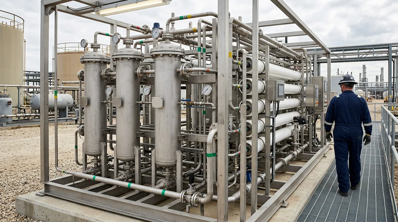 Treating Produced Water for Cooling-Water Reuse: Treatment Trains, Scaling and Biofouling Control