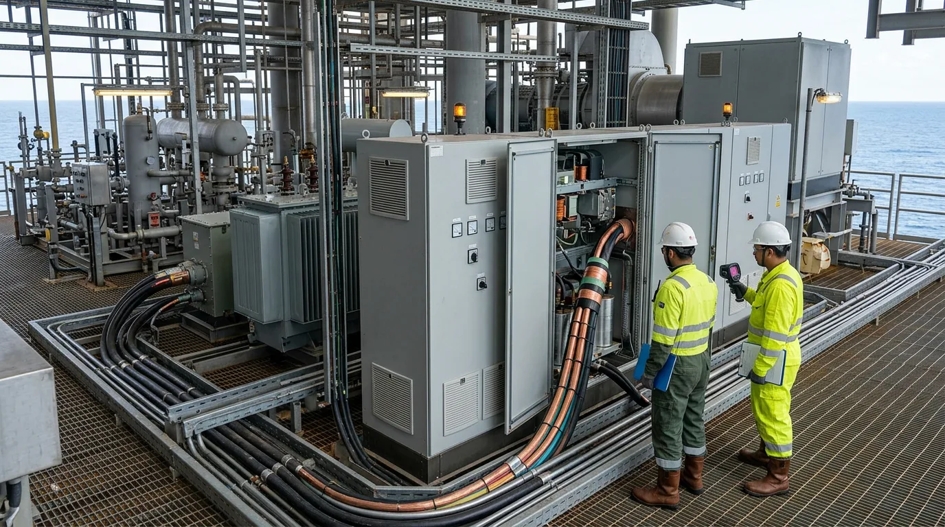 Variable Frequency Drive Harmonics on Islanded Offshore Power Systems: Causes and Mitigation