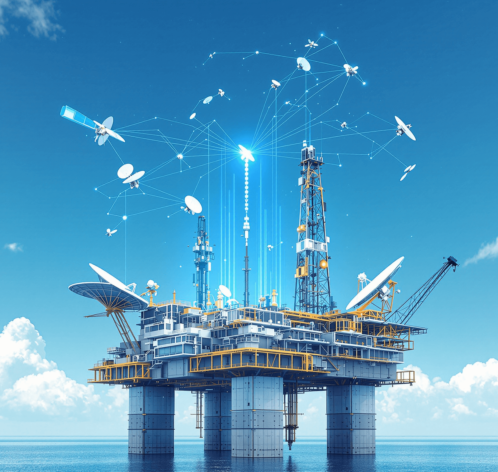 Advancements in Satellite Communications for Offshore Platforms